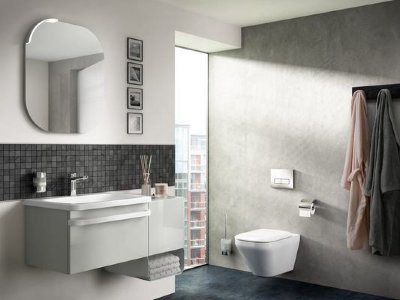 Металлическая открытая полка 35 см Ideal Standard TONIC II R4340WG