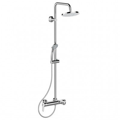 Душевая система в комплекте с настенным смесителем для ванны/душа Ideal Standard IDEALRAIN ECO B1097AA