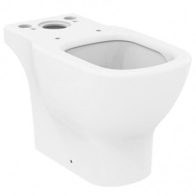 Напольный унитаз для монтажа с бачком Silk White (матовый белый)  Ideal Standard TESI SILK WHITE T0087V1 AquaBlade®