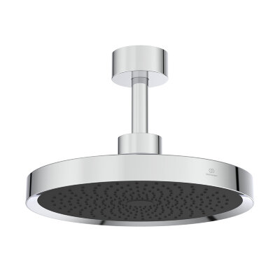 Круглый 1-функциональный  верхний душ 300 мм Ideal Standard SOLOS A7888AA с LED-подсветкой, с потолочным держателем 150 мм