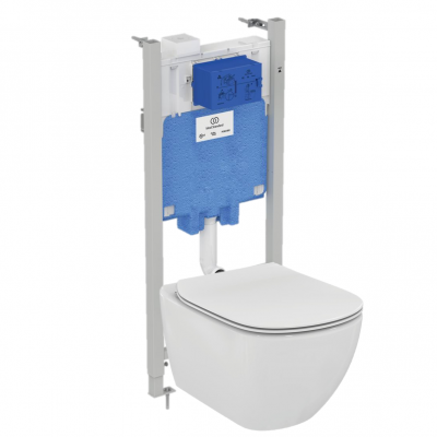 3 в 1 Промо-комплект 2,0 с инсталляцией PROSYS 2,0 R046367, унитазом TESI AquaBlade® T007901 с сидением и крышкой T352701