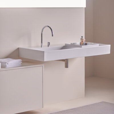 Раковина 120х50 см, технология Diamatec®, с 2-мя отверстиями под смеситель Ideal Standard SOLOS T536801