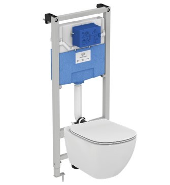 Промо-комплект 3 в 1 Ideal Standard с подвесным унитазом TESI Rimless T355101 и инсталляцией PROSYS