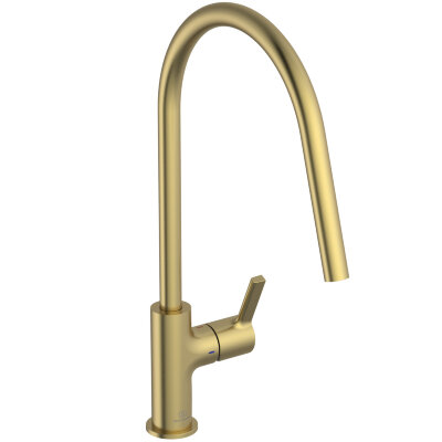 Смеситель для кухонной мойки Ideal Standard GUSTO BD408A2с высоким трубчатым круглым изливом R-типа