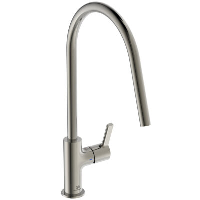 Смеситель для кухонной мойки Ideal Standard GUSTO BD408GN с высоким трубчатым круглым изливом R-типа