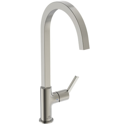 Смеситель для кухонной мойки Ideal Standard GUSTO BD411GN  с высоким трубчатым квадратным изливом R-типа