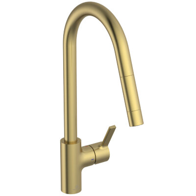 Смеситель для кухонной мойки Ideal Standard GUSTO BD414A2 с высоким трубчатым вытяжным изливом R-типа