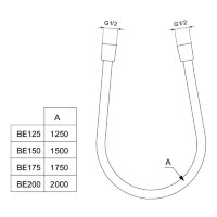Шланг для душа 1750 мм Ideal Standard IDEALRAIN BE175GN