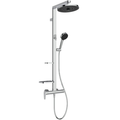 Душевая система в комплекте с однорукоятковым смесителем для душа Ideal Standard Alu+ BD584AA